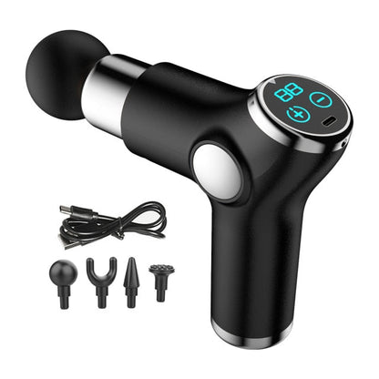 Mini Metallic Massage Gun For Muscle Pain Relief, Relaxation, Recovery