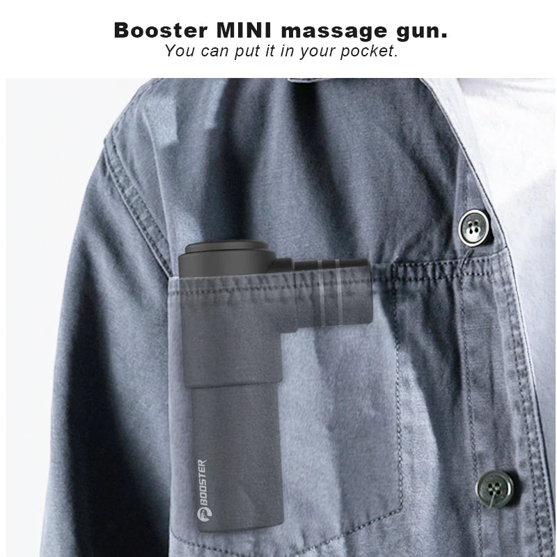 Booster Mini Massage Gun Pocket Massager For Muscle Pain Relief , Recovery , Relaxation